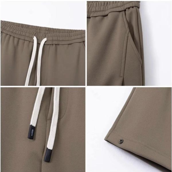 Quần short jogger cotton in logo tùy chỉnh, unisex, phong cách đường phố, bộ đồ thể thao 2 món, áo phông size lớn, chất liệu thoáng khí