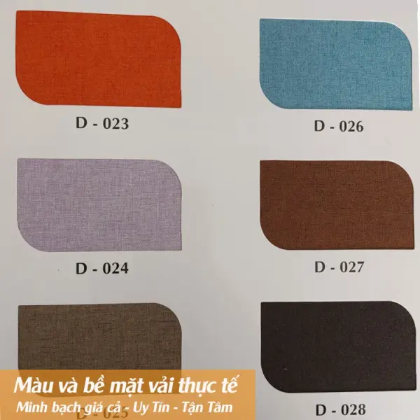 Rèm vải roman đẹp giá rẻ mã D25