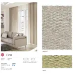Rèm vải Nhật Bản mã Flora