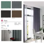 Rèm vải Nhật Bản mã Flora