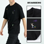 Sang Trọng Chất Lượng Thương Hiệu Người Đàn Ông Của Quá Khổ Cotton T-Shirt Thường Xuyên Thiết Kế Lỏng Phù Hợp Nhanh Chóng Khô Thoáng Khí Mô Hình Kinh Tế