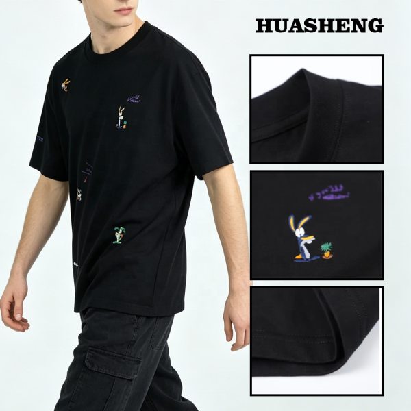 Sang Trọng Chất Lượng Thương Hiệu Người Đàn Ông Của Quá Khổ Cotton T-Shirt Thường Xuyên Thiết Kế Lỏng Phù Hợp Nhanh Chóng Khô Thoáng Khí Mô Hình Kinh Tế