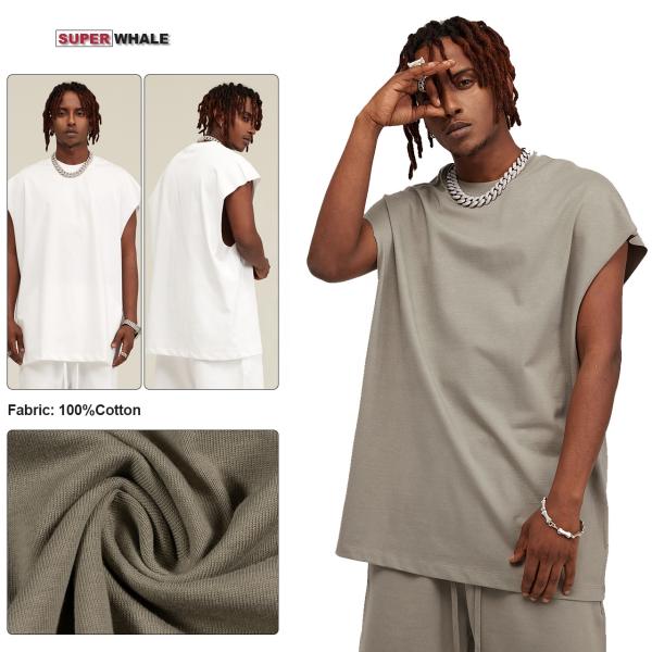 High Quality Plus Size Men's tank Tops Streetwear Gym Custom tank Top Workout Sleeveless t Shirt