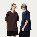 Custom Screen Print 305g Thick Cotton t Shirt White Streetwear Oversize Heavyweight T-shirts Plus Size Men's t Shirts