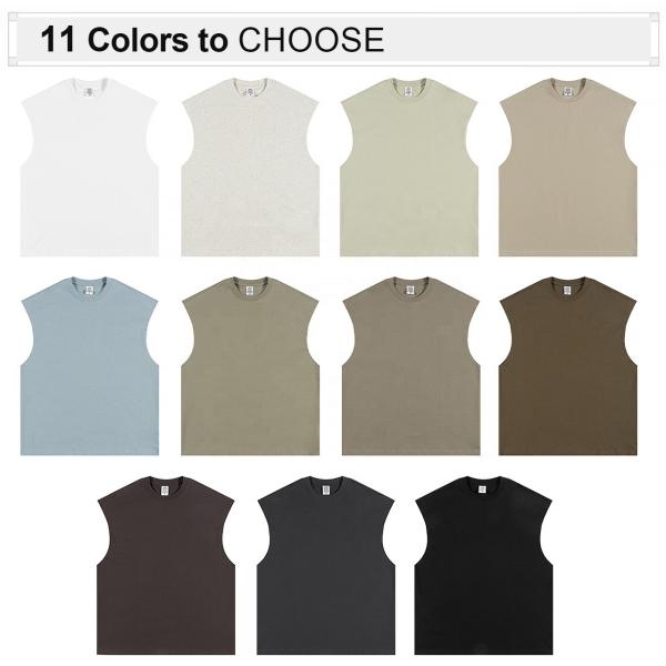 High Quality Plus Size Men's tank Tops Streetwear Gym Custom tank Top Workout Sleeveless t Shirt