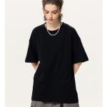 Custom Screen Print 305g Thick Cotton t Shirt White Streetwear Oversize Heavyweight T-shirts Plus Size Men's t Shirts