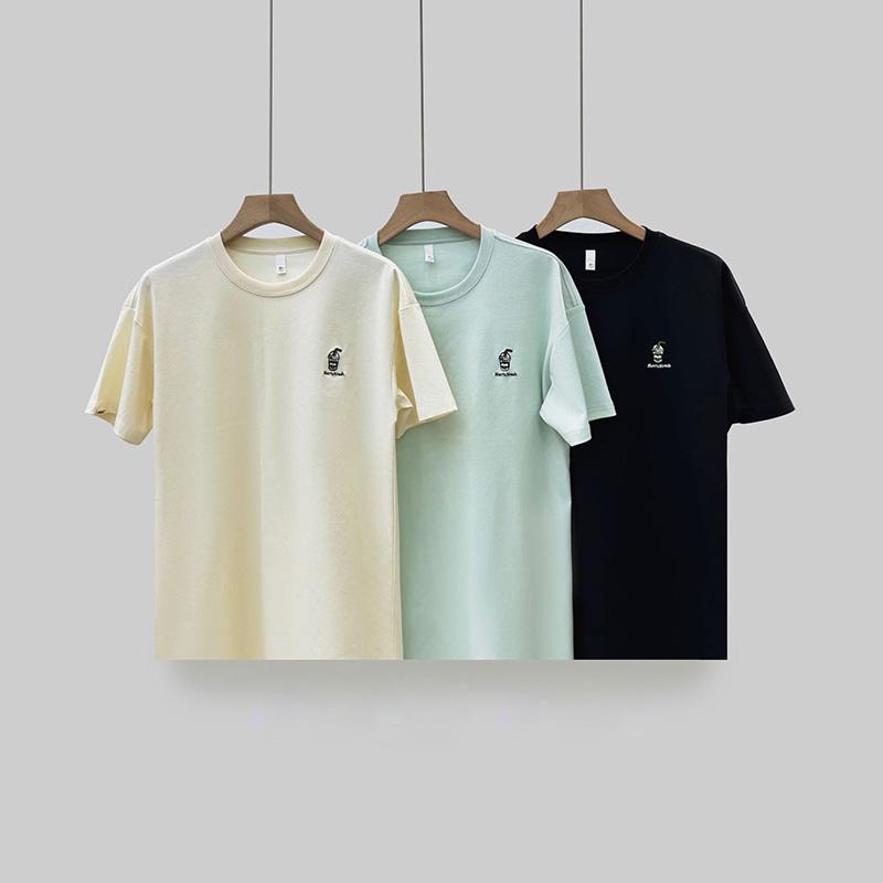 Mua Số Lượng Lớn 230gsm Quá Khổ Thêu Logo T Áo Sơ Mi Chất Lượng Cao Cotton Bán Buôn T Áo Sơ Mi Cho Nam Giới