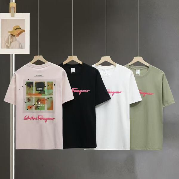 Áo thun nam chất lượng cao, kiểu dáng rộng rãi, tay ngắn, chất liệu pha polyester/cotton, may đo, 200 gram, thoáng khí, in thêu tùy chỉnh