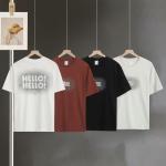Áo thun nam chất lượng cao, kiểu dáng rộng rãi, tay ngắn, chất liệu pha polyester/cotton, may đo, 200 gram, thoáng khí, in thêu tùy chỉnh