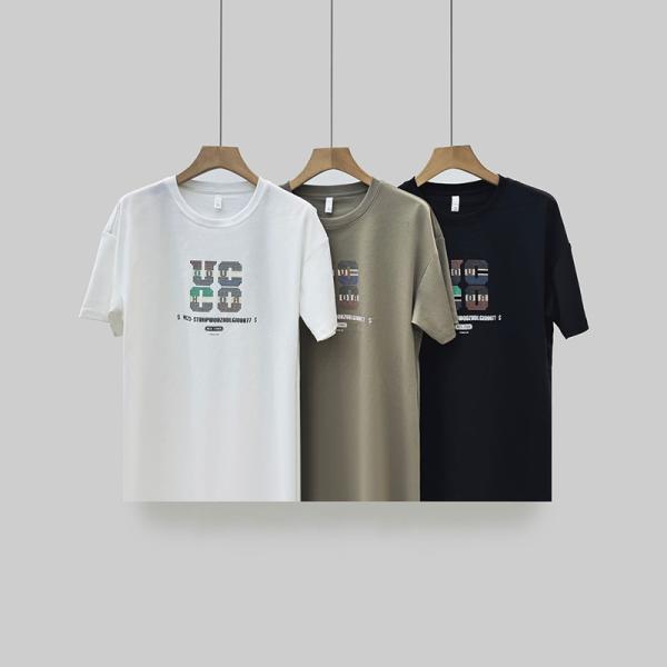 Mua Số Lượng Lớn 230gsm Quá Khổ Thêu Logo T Áo Sơ Mi Chất Lượng Cao Cotton Bán Buôn T Áo Sơ Mi Cho Nam Giới