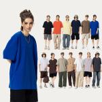 Custom Screen Print 305g Thick Cotton t Shirt White Streetwear Oversize Heavyweight T-shirts Plus Size Men's t Shirts