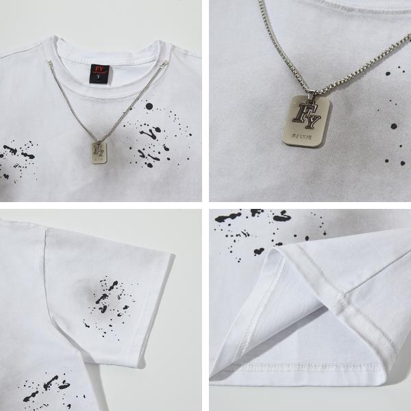 Áo thun cotton chất lượng cao in khổ lớn, kiểu dáng rộng thùng thình, tay áo trễ vai, phong cách đường phố, có logo tùy chỉnh, size lớn, kiểu rách
