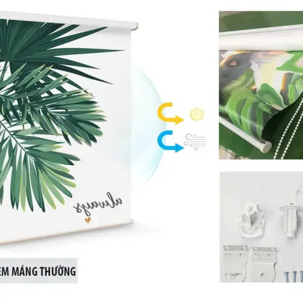 Rèm che ban thờ in họa tiết phật giáo che ban thờ – RBT01