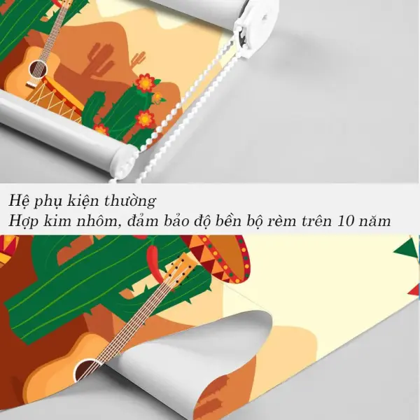 Rèm che ban thờ in họa tiết phật giáo che ban thờ – RBT05