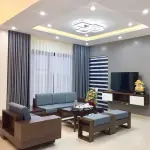 Rèm vải bố phòng khách chống nắng tốt mã PA25-09