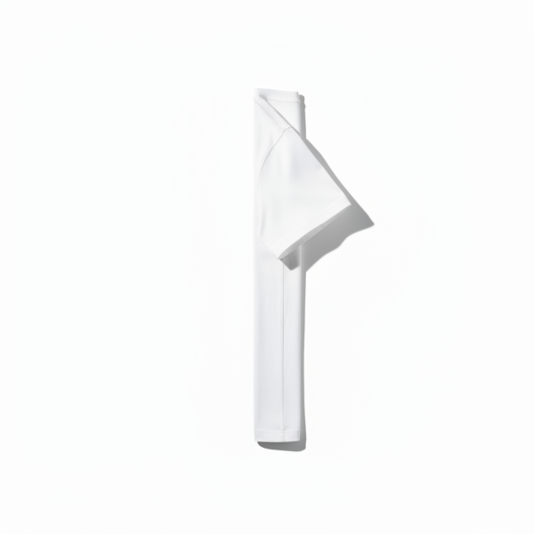 Áo thun nam trắng tay ngắn cổ tròn, chất liệu jersey cotton 100%, dáng rộng, phong cách đường phố, chống xù, 220g