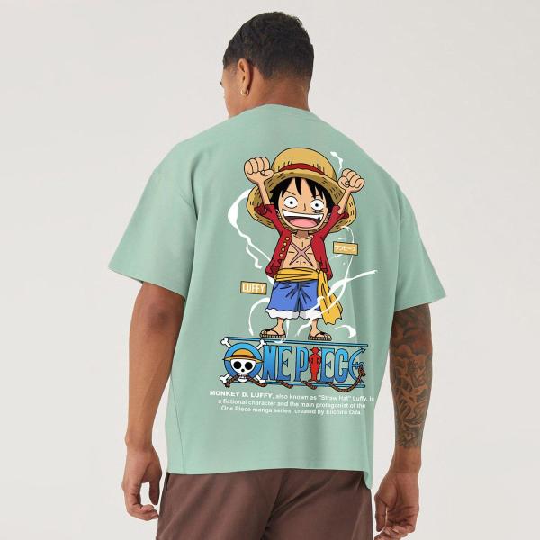 Áo thun nam in hình kỹ thuật số chất liệu cotton tay ngắn phong cách hip hop, áo thun rộng rãi, kiểu dáng xuông vai, áo thun nam thời trang thường ngày