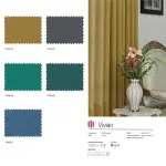 Rèm vải Nhật Bản mã Vivian