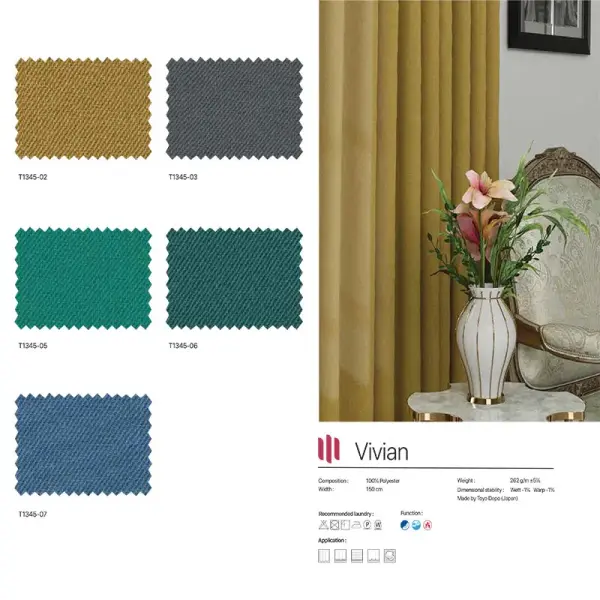 Rèm vải Nhật Bản mã Vivian