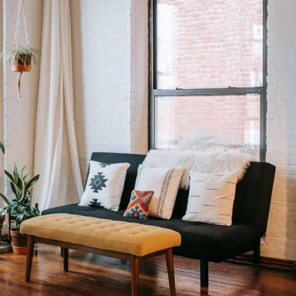 Sofa góc L nỉ cao cấp 2m8 × 1m8