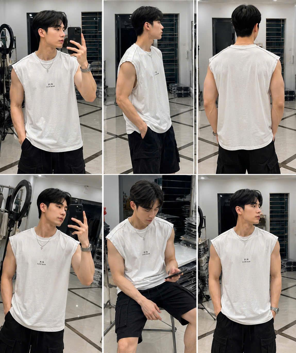 ÁO TANKTOP NAM BASIC FORM RỘNG – PHONG CÁCH HÀN QUỐC