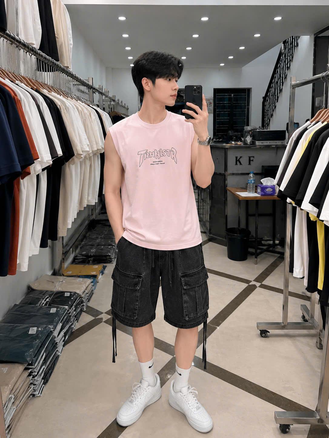 ÁO TANKTOP NAM IN CHỮ FORM RỘNG – PHONG CÁCH STREETWEAR CÁ TÍNH